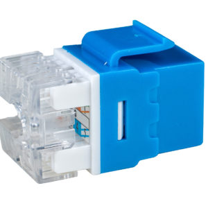 Category 6, RJ45, Keystone Jack Module, 180 Degrees – Unshielded