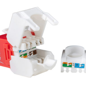 Category 6a, RJ45, Keystone Jack Module, Toolless – Unshielded