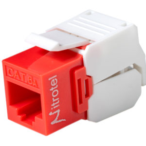Category 6a, RJ45, Keystone Jack Module, Toolless – Unshielded