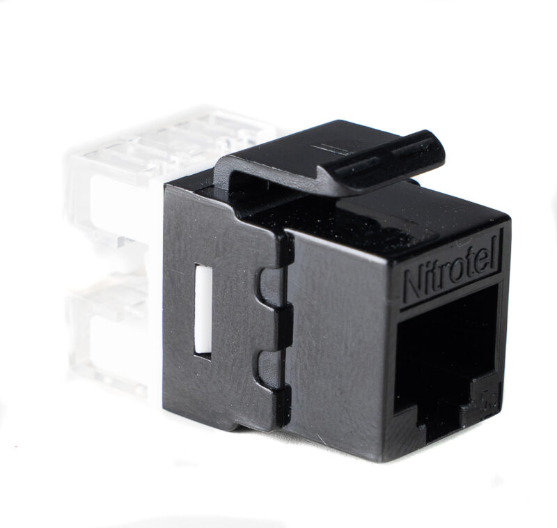 Category 5e, RJ45, Keystone Jack Module, 180 Degrees - UTP