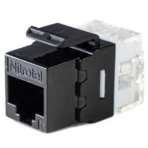 Category 5e, RJ45, Keystone Jack Module, 180 Degrees - UTP