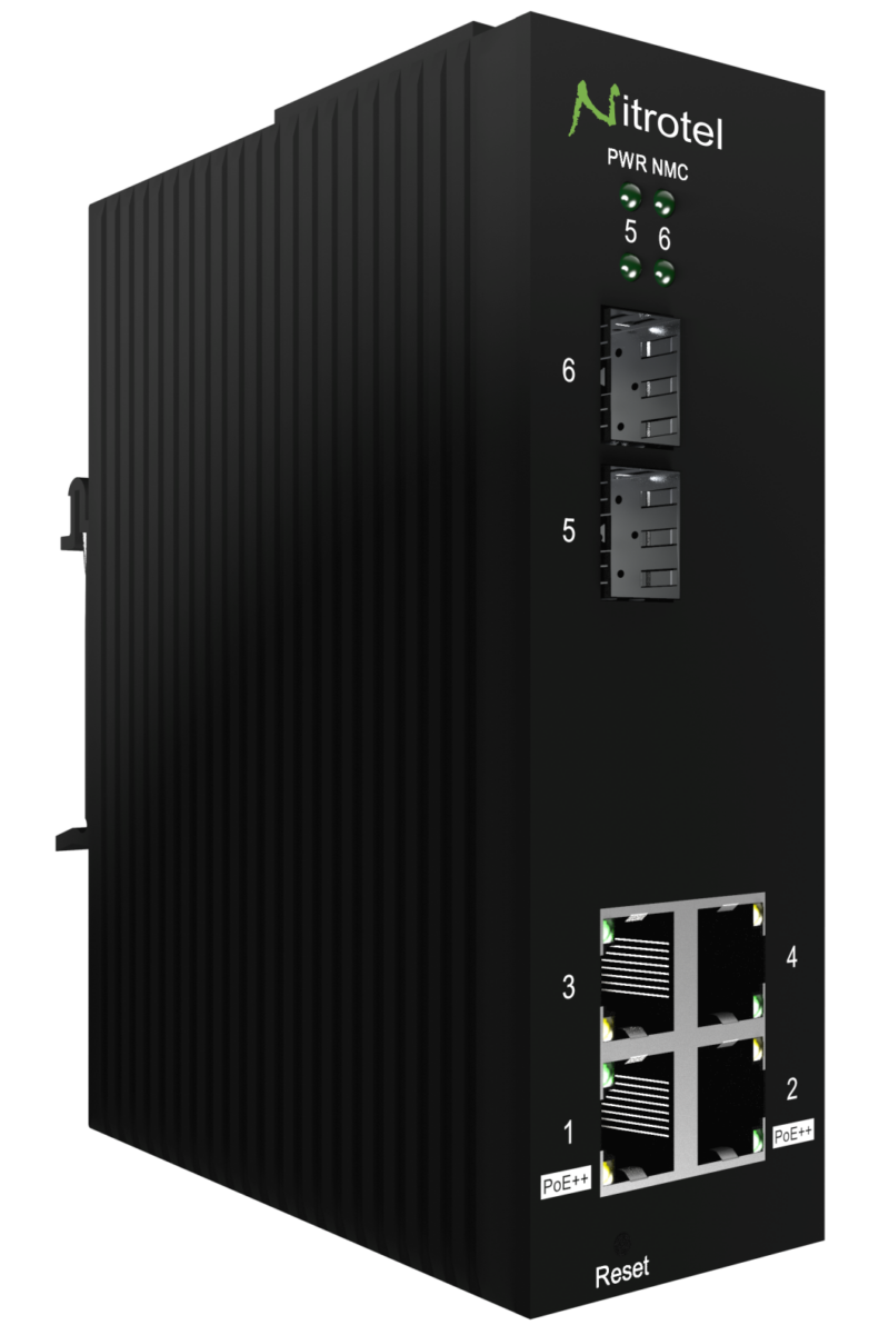 6-port Industrial Gigabit PoE ++ Managed  Switch